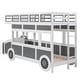 preview thumbnail 11 of 12, Twin over Twin Bus-shaped Bunk Bed with Wheels and Storage