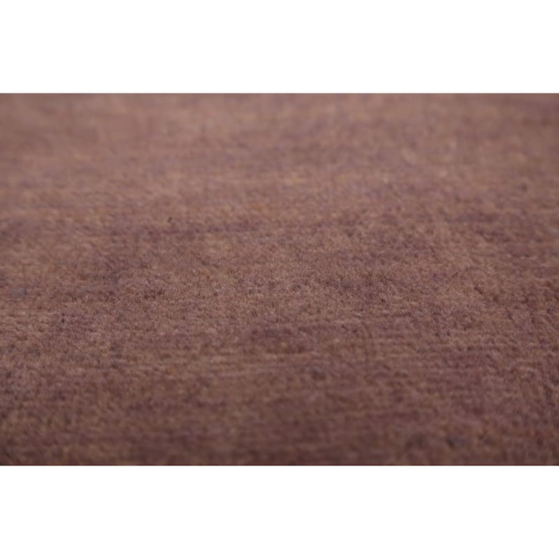 Gabbeh Modern Runner Rug Hand-Knotted Wool Carpet - 2'8" x 9'6"