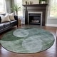 preview thumbnail 99 of 110, Premium Washable Super Soft Modern Geo Mayfield Rug Seafoam - 8' x 8'