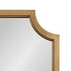 preview thumbnail 66 of 134, Kate and Laurel Hogan Scalloped Wood Framed Mirror