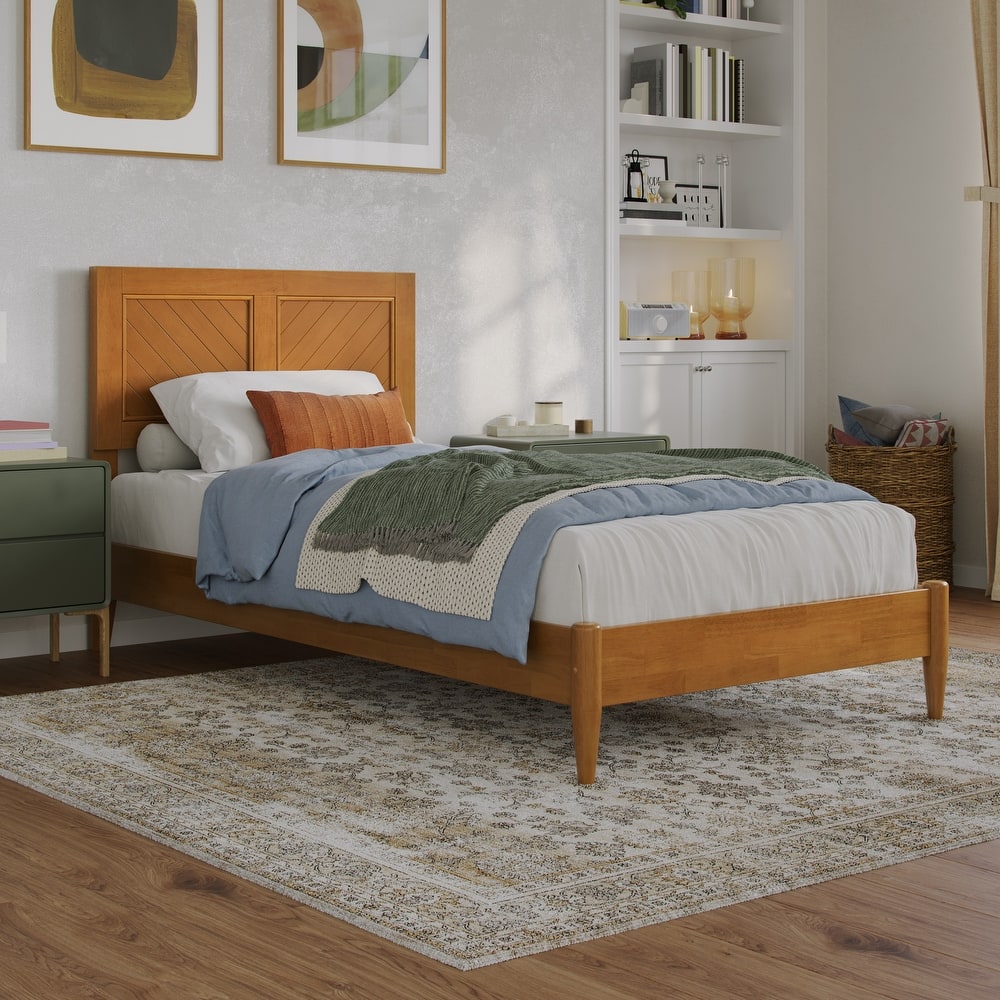 Berkshire Solid Wood Low Profile Platform Bed