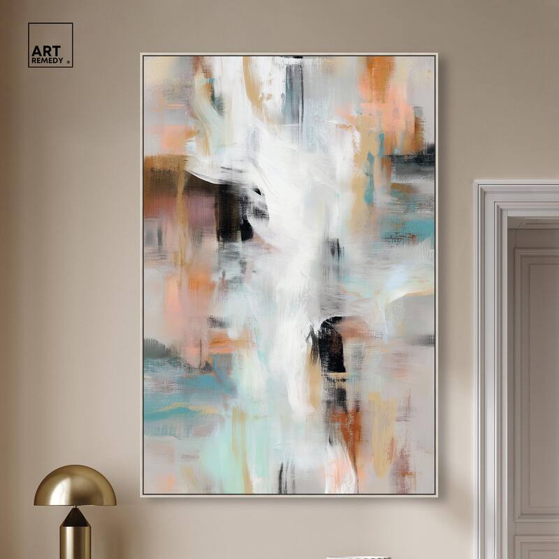 Gilded Mist Canvas by Art Remedy
