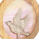 preview thumbnail 10 of 13, River of Goods Round Decorative Stained Glass Mango Wood Stand - 13" x 3" x 14"