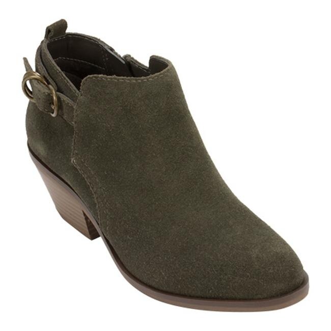 white mountain suede booties