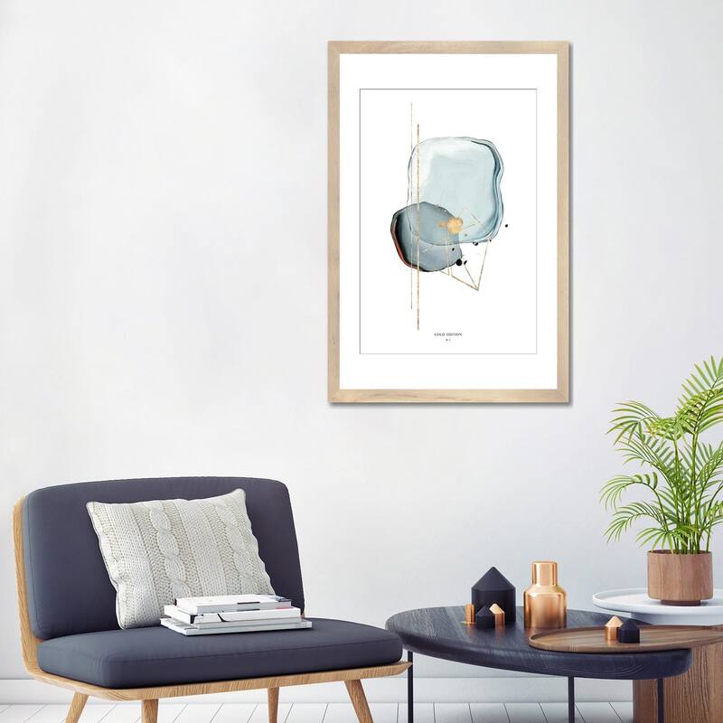 iCanvas "Gold Edition I" by Design Fabrikken