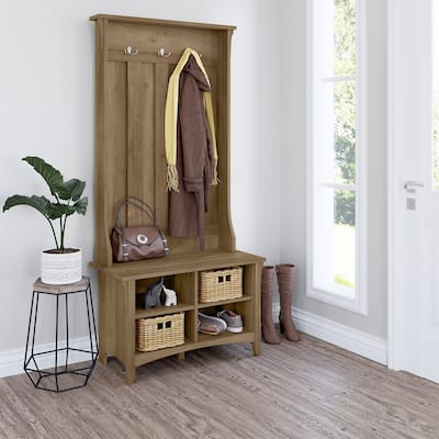 Salinas Hall Tree with Shoe Storage Bench by Bush Furniture