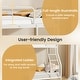 preview thumbnail 13 of 19, Space-Saving Twin Over Full Bunk Bed with Ladder, Full-Length Guardrails, Modern Design