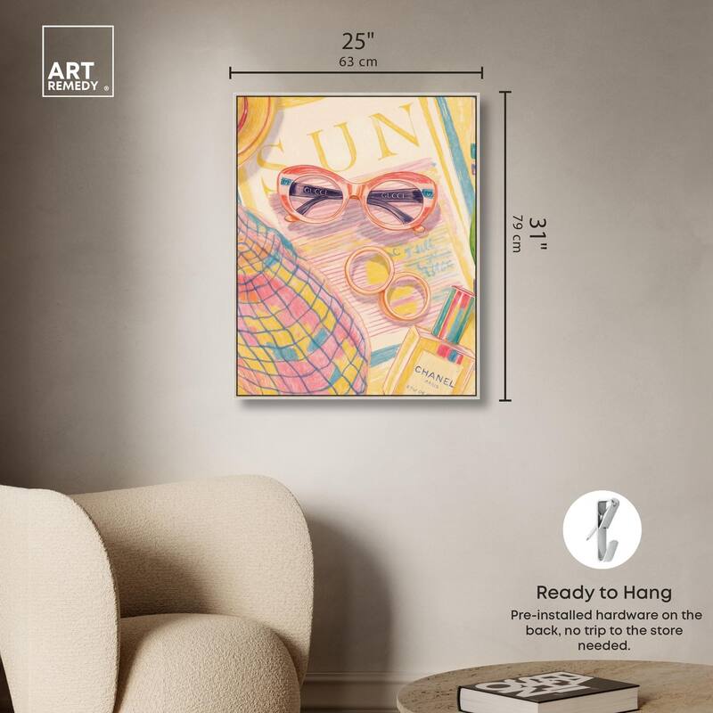Summer glam Canvas by Art Remedy