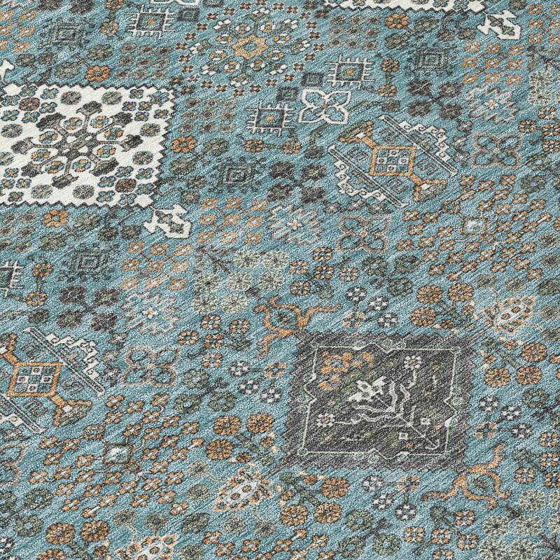 Machine Washable Indoor/ Outdoor Global Flory Chantille Rug