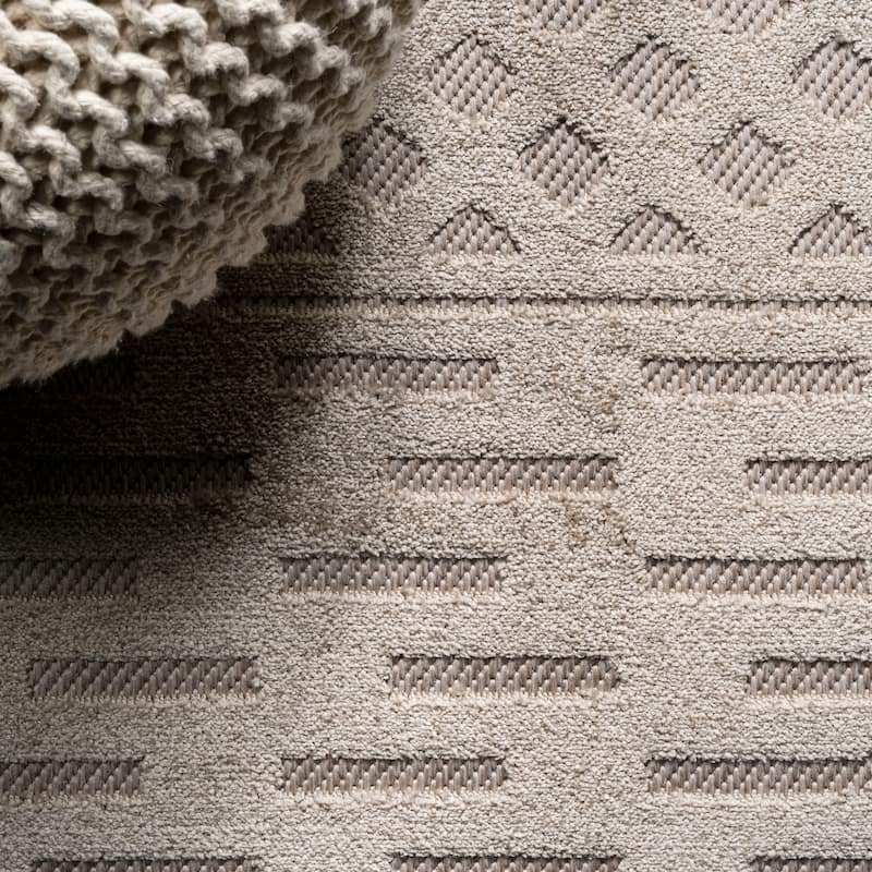 JONATHAN Y Rabat High-Low Pile Moroccan Geometric Indoor/Outdoor Area Rug