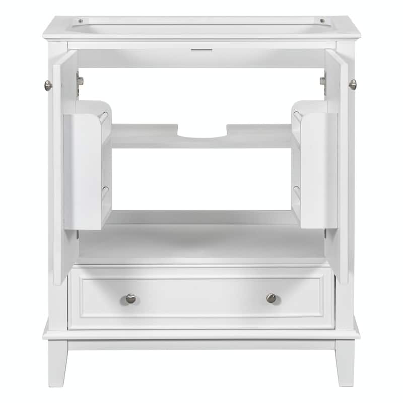 30" Bathroom Vanity Base Cabinet with Doors and Drawer