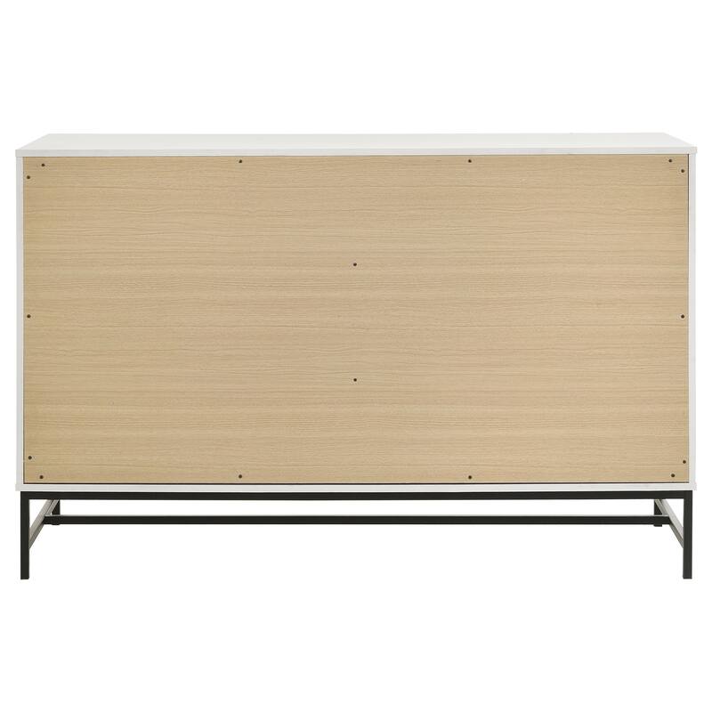 Taraval White 6-drawer Bedroom Dresser