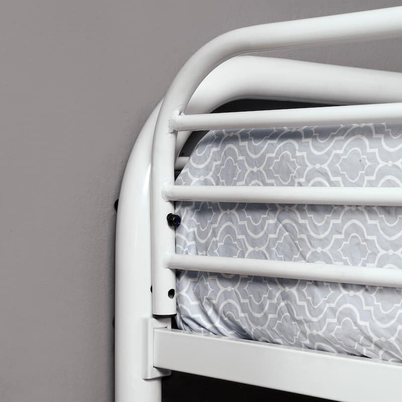 Loo Contemporary Full over Full Metal Bunk Bed by Furniture of America