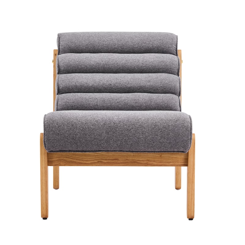 Scott Living - Modern Upholstered Accent Chair with Plush Layered Cushion & Solid Wood Frame - 25.75"W