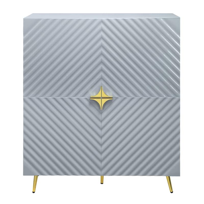 Kylie Accent Cabinet with Metal Leg