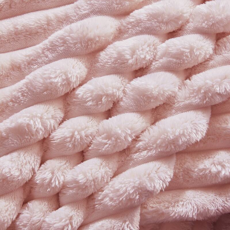 Luxurious Plush Corduroy Chaise Lounge Convertible Sofa Bed with Storage Pocket and Wide Armrests