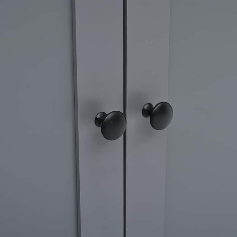 Roomfitters Large Freestanding Kitchen Pantry with Adjustable Shelves and 8 Door Shelves
