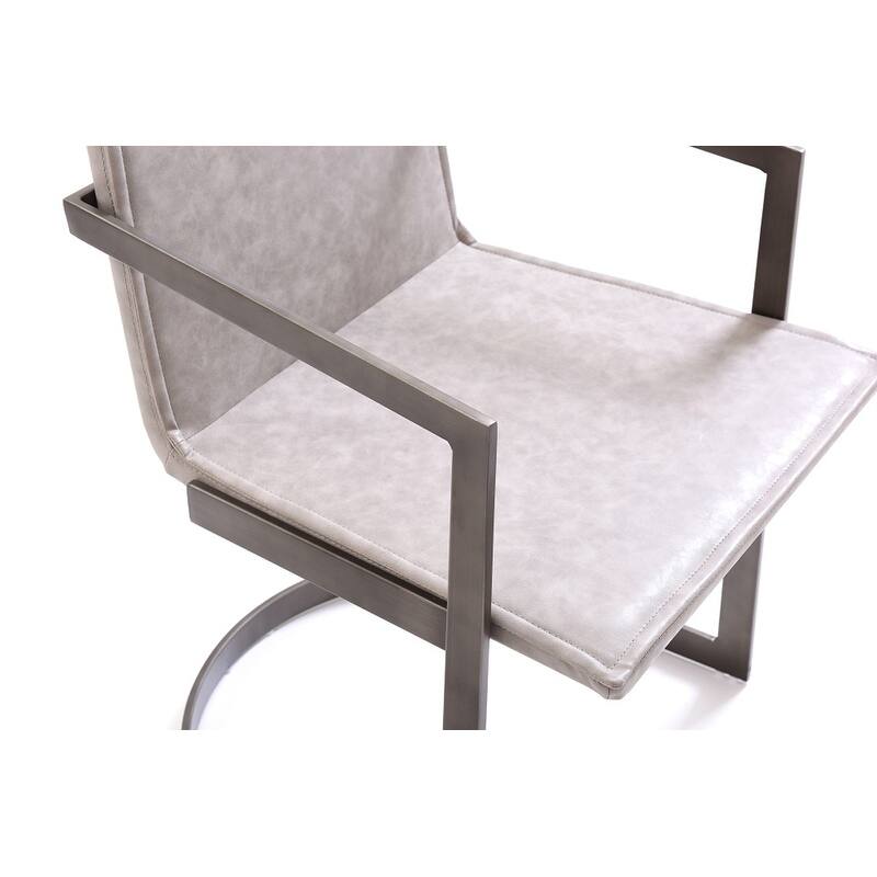 Modrest Jago Modern White Wash Grey Dining Chair