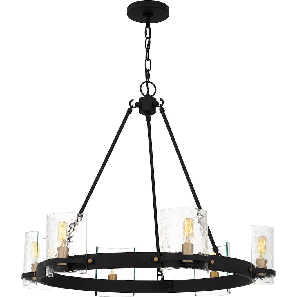 Gloucester 6-Light Matte Black Chandelier