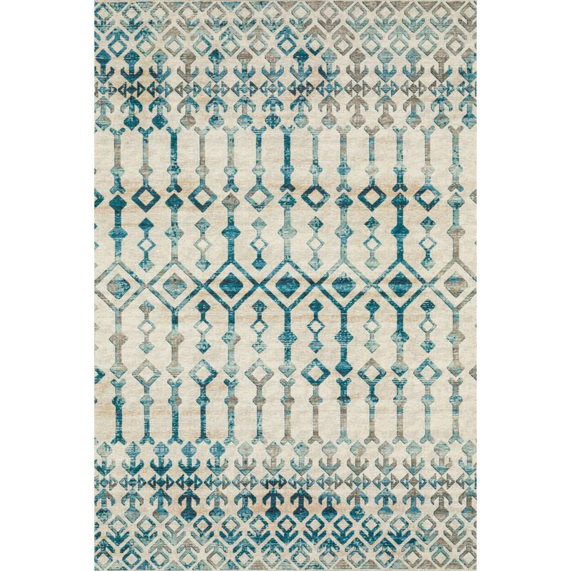 Indoor/ Outdoor Addison Bravado Morroccan Washable Area Rug