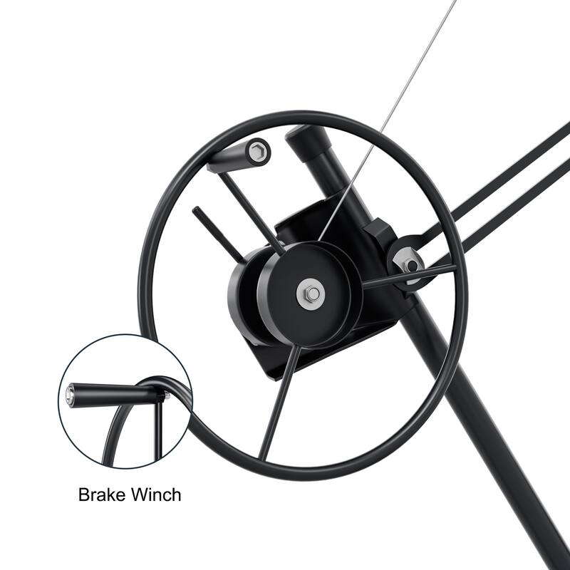 16FT Lift Drywall Panel Hoist Jack for Ceiling,Portable Lifter