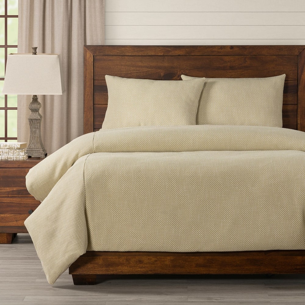 Smithsonian Lattice Weave Duvet Cover Set