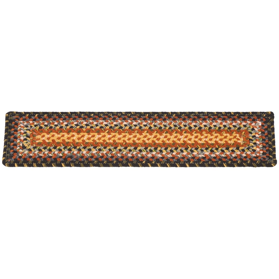 SAFAVIEH Tomoo Handmade Braided Stair Treads - Non-Slip Stair Rugs for Hallways & Entryways