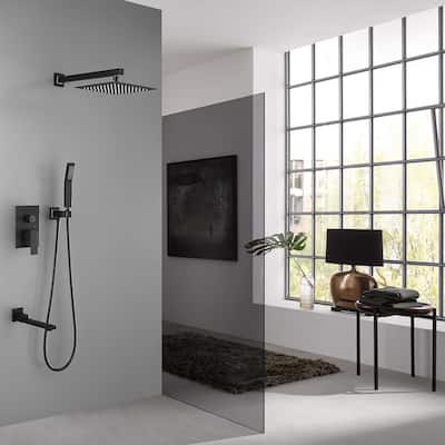 10 In. Shower System Luxury Rain Mixer Shower Combo Set