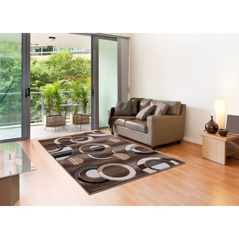 Orelsi Collection Abstract Area Rug