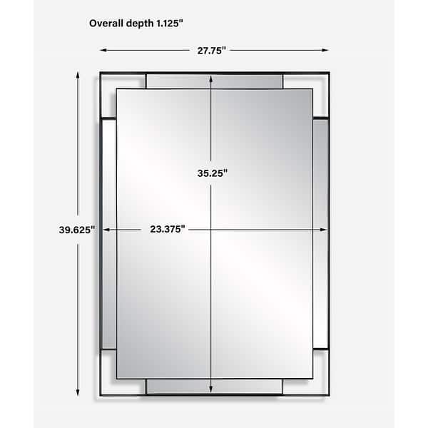 Uttermost 09938 Stellan 27-3/4"W x 39-5/8"H Circular Flat Accent