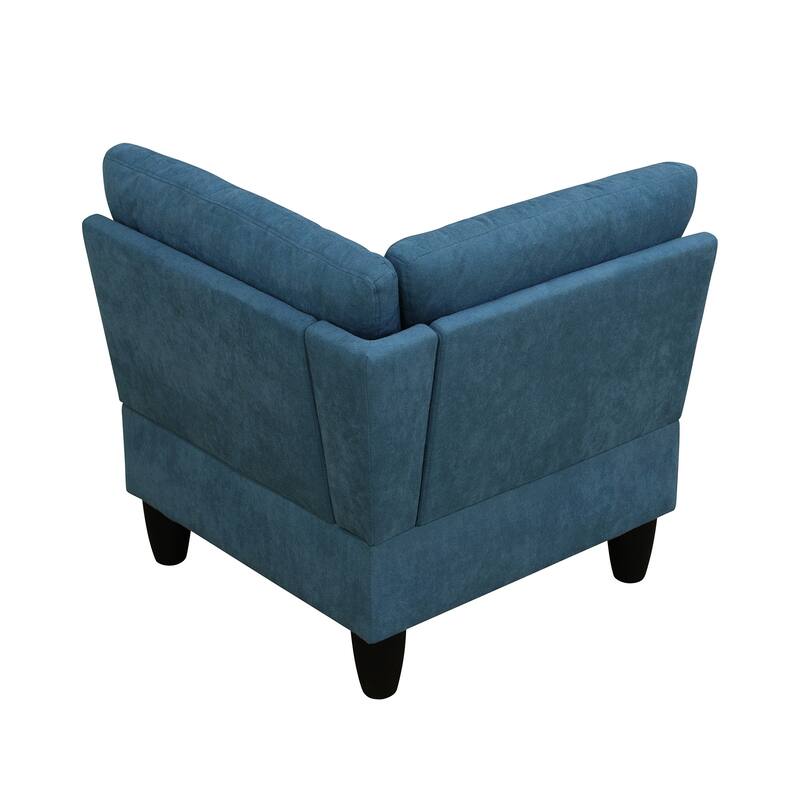 Contemporary 4-Piece L-Shaped Sectional Sofa Set