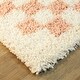 preview thumbnail 21 of 43, Covey Plush Checkered Thick Shag Area Rug
