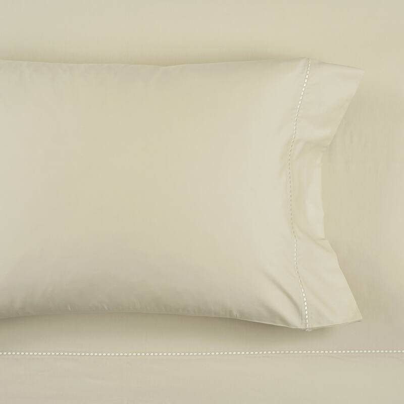 Lush Decor Aria Dots 6 Piece Sateen Cotton Sheet Set