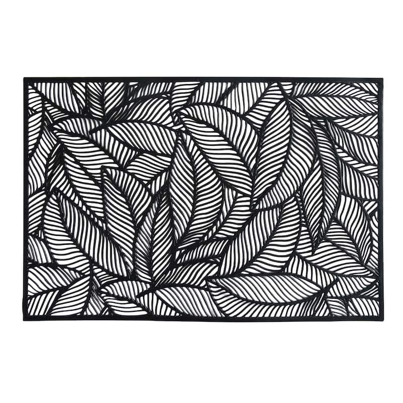 Home Details 4 Pack Pear Leaf Laser Cut Placemat