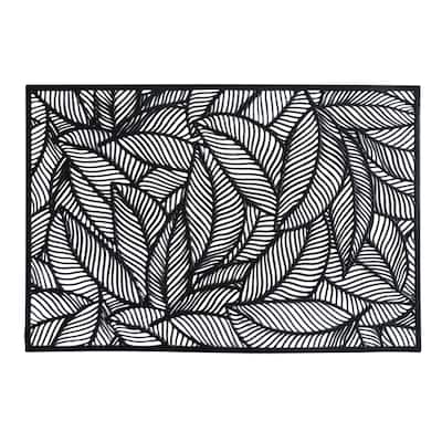 Home Details 4 Pack Pear Leaf Laser Cut Placemat