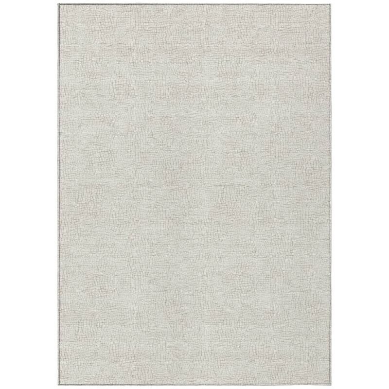 HomeRoots Geometric Transitional Rectangle Outdoor Rug