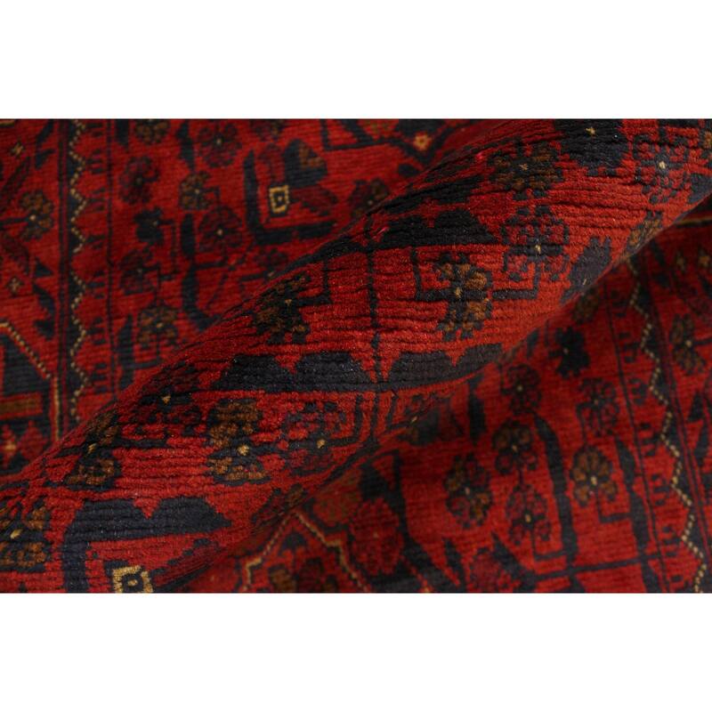 Vintage Biljik Khal Mohammadi Jocelyn Red/Blue Runner - 2'6'' x 9'5''
