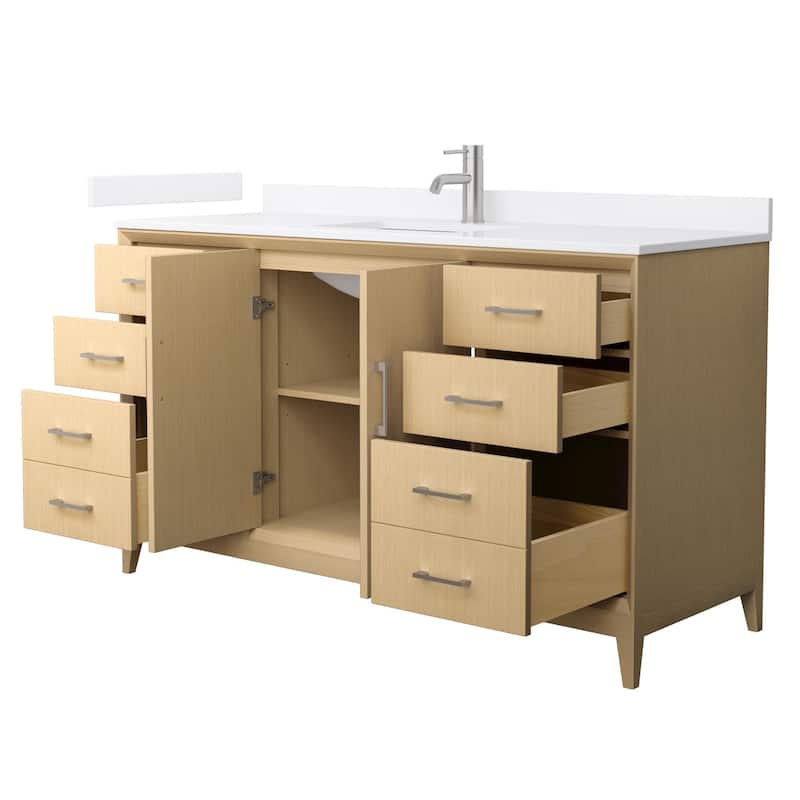 Wyndham Collection WCH7575-60S-QTZ-UNSMXX Janna 60" Free Standing