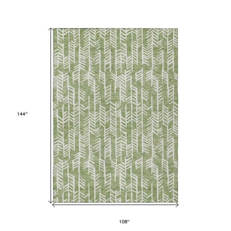 HomeRoots Tribal Transitional Rectangle Outdoor Rug