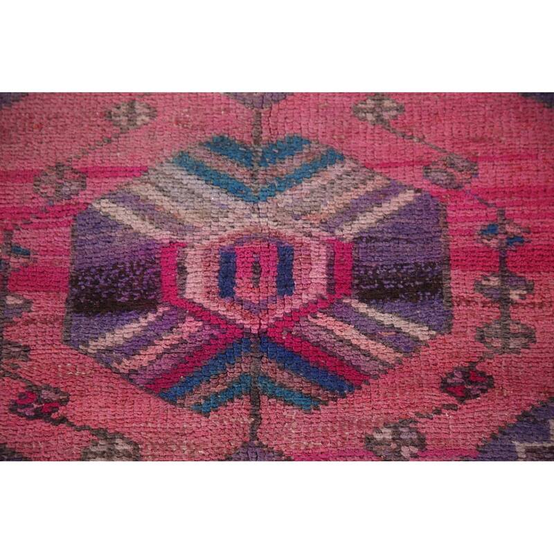Over-Dyed Bakhtiari Persian Vintage Area Rug Hand-Knotted Wool Carpet - 6'2"x 9'5"