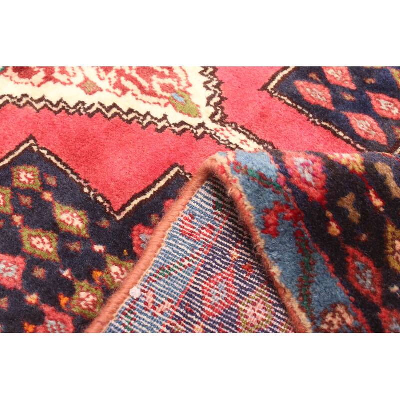 ECARPETGALLERY Hand-knotted Kayseri Red Wool Rug - 2'7 x 5'7