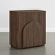 preview thumbnail 45 of 49, Spruce & Spring Modern Sideboard Buffet Cabinet with Wave Design