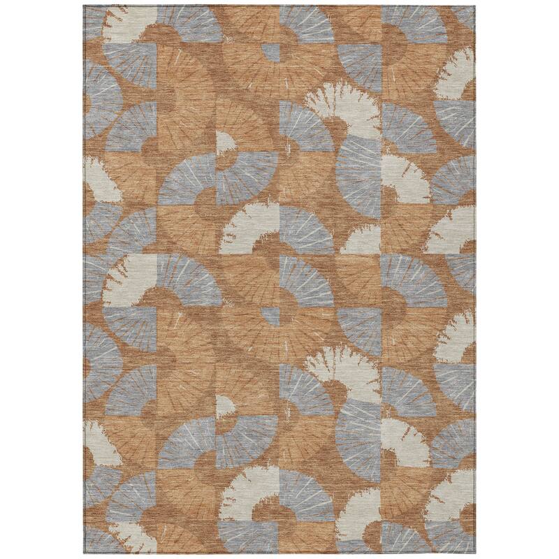 Machine Washable Indoor/ Outdoor Modern Jay Chantille Rug