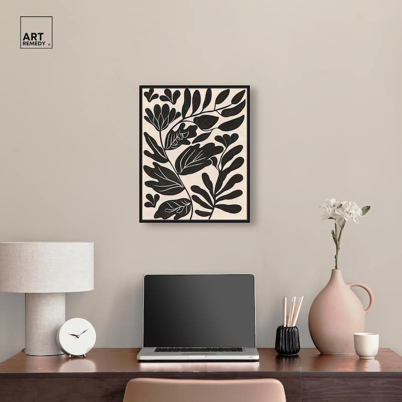 Ebony Eden Essence I Canvas by Art Remedy