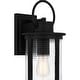 preview thumbnail 4 of 5, Matte Black One Light Outdoor Wall Mount from the Tilmore Collection