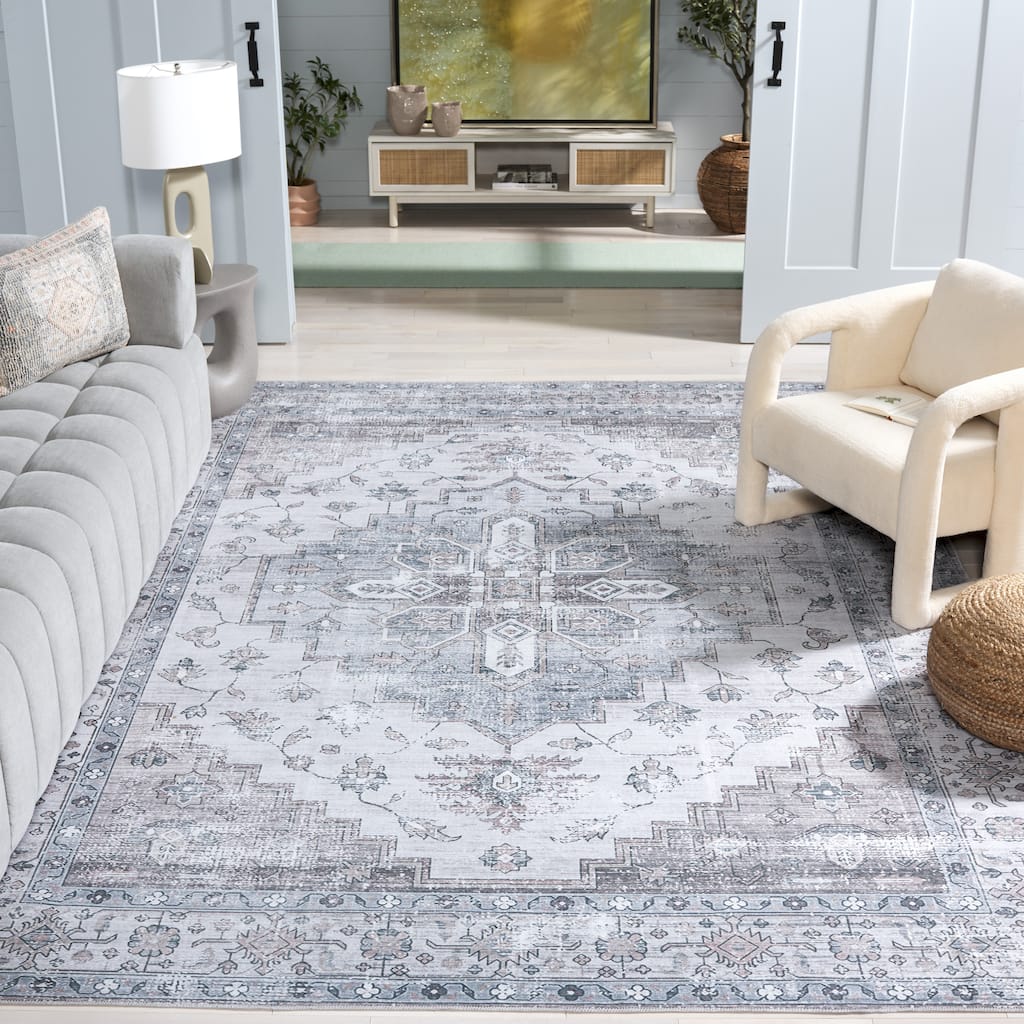 SAFAVIEH Arizona Grytsje Vintage Machine Washable Rug.