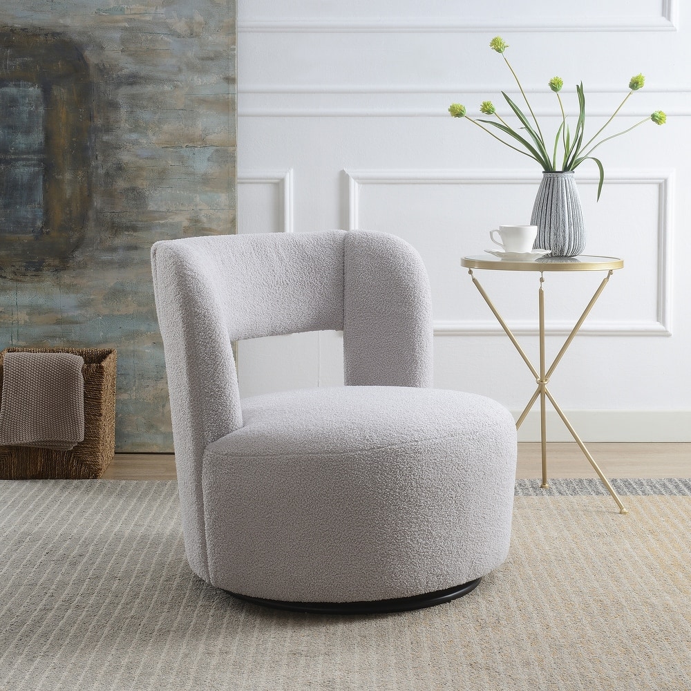 GDFStudio- Marcus Barrel Swivel Chair