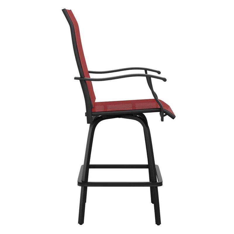 30" All-Weather Patio Swivel Outdoor Stools, Set of 2 - Garden Chair