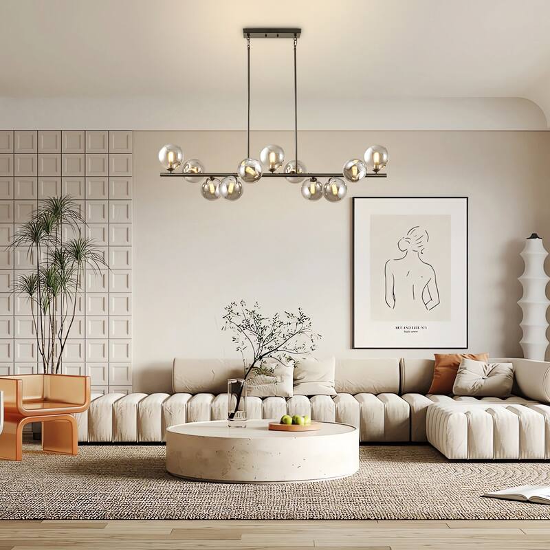 Bubble Chandelier Sputnik Chandelier Linear Chandelier Mid Century Modern Chandelier - 11-Light