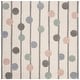 preview thumbnail 13 of 12, SAFAVIEH Handmade Kids Yasmeen Dotted Stripe Wool Rug 3' Square - Ivory/Multi